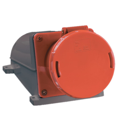 Розетка кабельная 63А 3Р+Е  IP54  на поверхность 380В 134