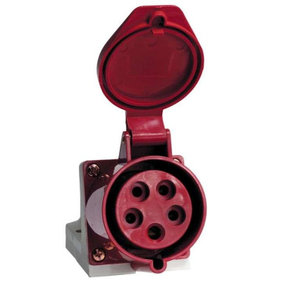 Розетка кабельная 32А 3Р+N+E IР44 на поверхность   380 В 125