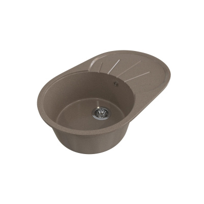 Мойка ML-GMS05 СТАНДАРТ овальная с крылом, терракот (307), 735*455*170мм