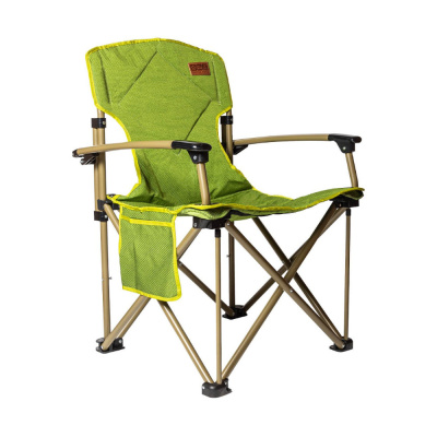 Элитное складное кресло Camping World Dreamer Chair green (чехол, боковой карман, мягкое сиденье и с