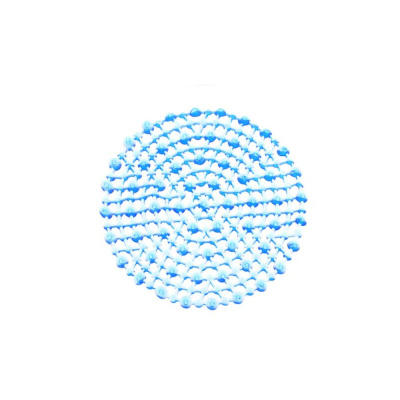 Коврик в раковину противоскользящий, ПВХ, d29см, "Паутинка", 2 диз., 4 цвета VETTA 