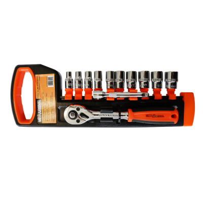 Набор торцевых головок MegArsenal 1/4 дюйм 12 предметов