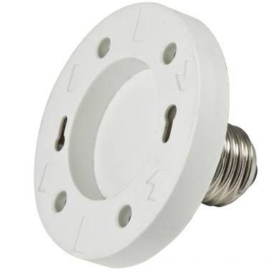 Лампа Ecola переходник с цоколя E14 на GX53 Белый A4T15WEAY