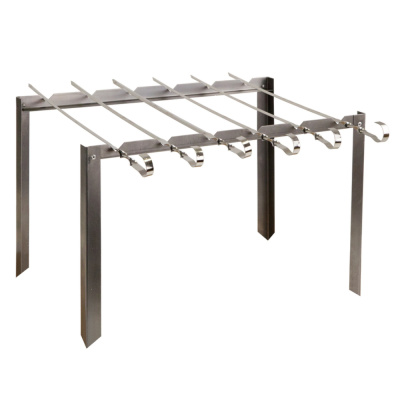 Мангал походный "Таганок" (0,8мм) +6 шампуров, в чехле, ROYALGRILL™