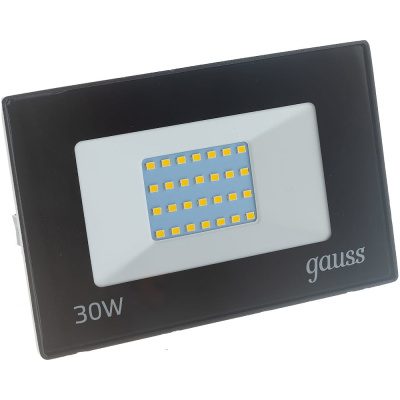 Прожектор светодиодный ДО 30 Вт 2695 Лм 4000К AC IP65 126х136х30 мм Elementary PROMO G2 Gauss