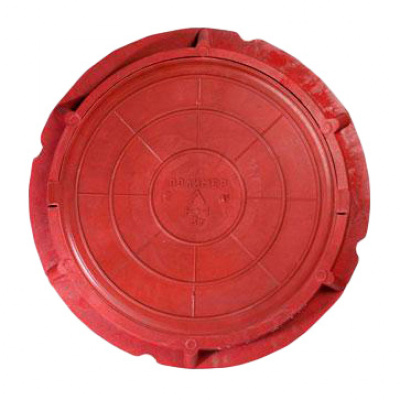 Люк полимерный легкий, 70 кН (КРАСНЫЙ)