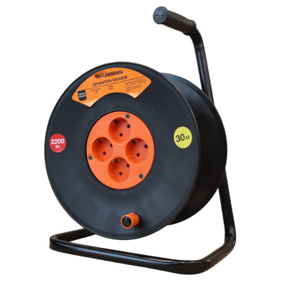 Удлинитель ПВС MegArsenal 2200 Вт  30м на катушке (б/з)