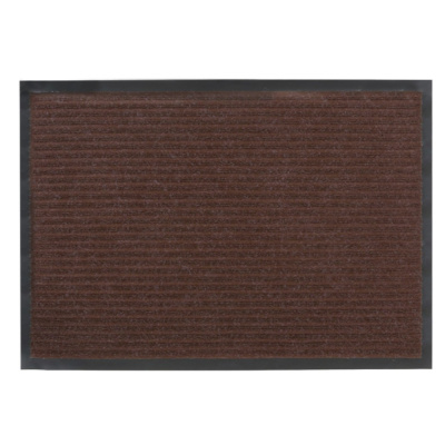 Коврик влаговпитывающий "Ребристый" 50*80 см, коричневый SUNSTEP