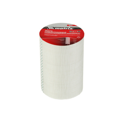 Лента стеклотканевая самоклеющ. (серпянка) "MATRIX" 150ммх45м.