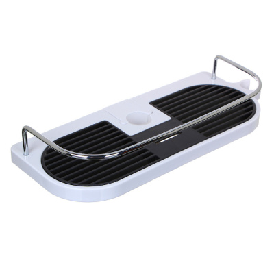 Полка на душевую стойку с держателем душа, 305*125*55мм, универсал.диаметр VETTA 