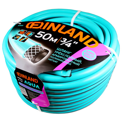 Шланг поливочный 3/4", 50 м, ТЭП, 3-слойный 2300 FINLAND SELVA 