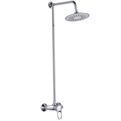 Душевая стойка со смесителем без излива