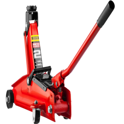 Домкрат подкатной для легковых а/м в кейсе RED FORCE STAYER R-28 2т  130-350мм