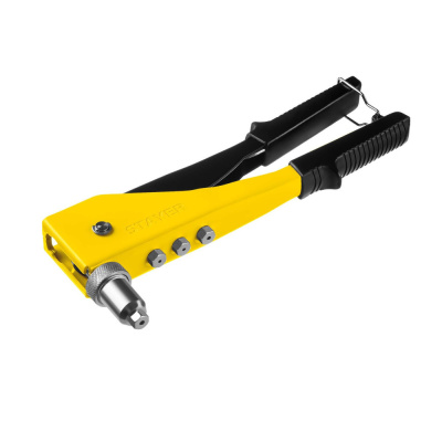 Заклепочник переставной 90-180°, STAYER MaxFix "MS 180" 3107, для заклёпок d=2,4-4,8 мм из алюминия,