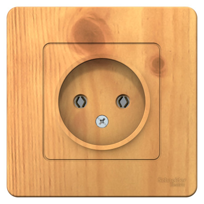 Розетка скрытой установки без заземления без шторок 16А, 250В, ясень BLANCA Розетка скрытой установки без заземления без шторок 16А, 250В, ясень BLANCA