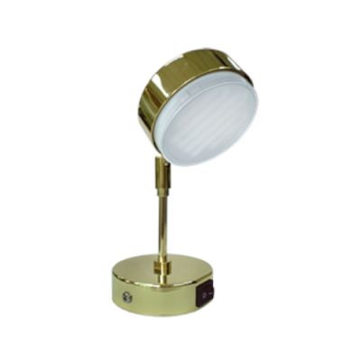 Светильник поворотный на среднем кроншт. Золото 210х80 FG5341ECB Ecola GX53-FT4173 