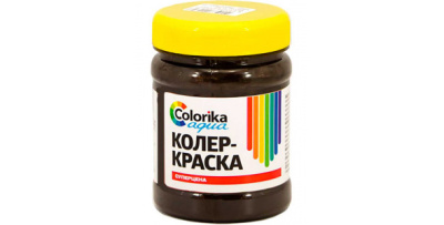 Колер-краска "Colorika Aqua" коричневая 0,3 кг