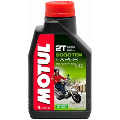 Масло моторное MOTUL SCOOTER EXPERT 2Т 1л. п/синт.для 2такт.скутеров и мототехники