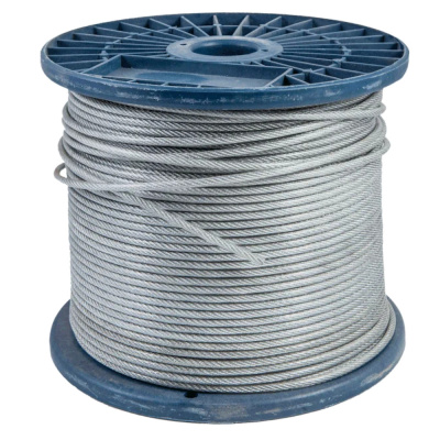 Трос стальной 3/4 мм в оплетке ПВХ