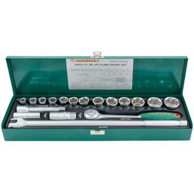 Набор головок торцевых 1/2"DR, 11-32 мм, 19 предметов S04H419S 