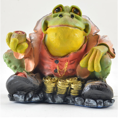 Лягушка Босс с трубкой  Н-22см, L-25см, В-18см