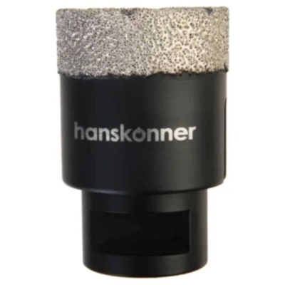 Коронка алмазная для УШМ H1055-10-68, TilePro, 68 мм, вакуумн. спекание алмазов, Hanskonner