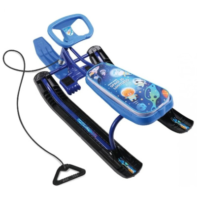 Снегокат Тимка (ВЫСОКИЙ) СПОРТ 1+ (КОСМИЧЕСКИЙ) высота руля 540 мм (упак. 1 шт.)