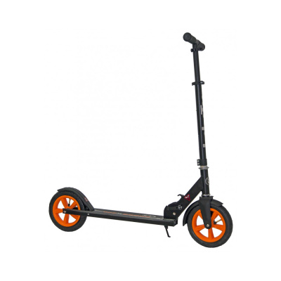 Самокат двухколесный для взрослых BIBITU CROSS SKL-037-AWS черный/оранжевый