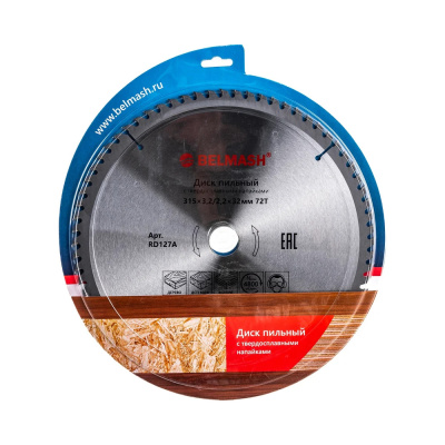Диск пильный BELMASH 315x3,2/2,2x32/30,72T