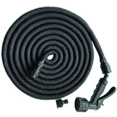 Шланг поливочный растягивающийся люкс 2,5-7,5м, с пистолетом-распылителем 7 реж, люкс, E1M
