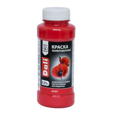 КОЛЕР "DALI" АЛЫЙ  0,25 Л (12) "РОГНЕДА"