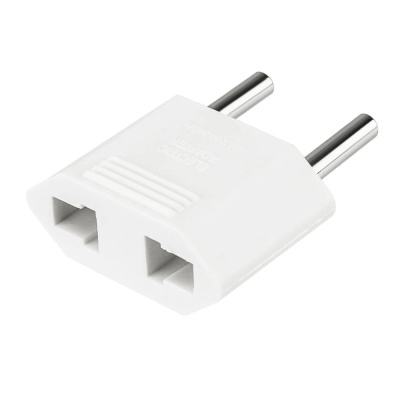 Сетевой переходник плоский «Тефаль» белый REXANT