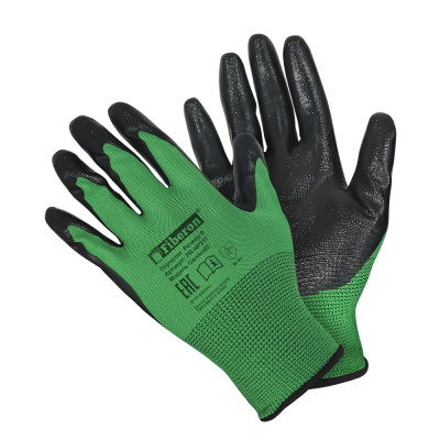 Перчатки «Для садовых работ САДОВОД», полиэстер, нитриловое покрытие, Fiberon, 9(L) PR-NP211