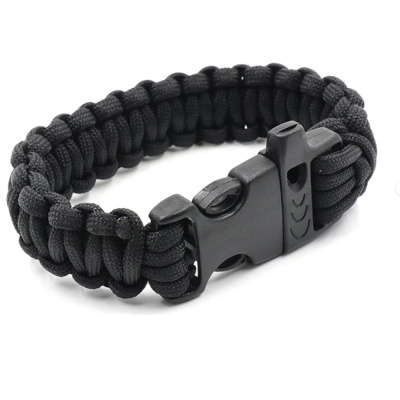 Браслет "СЛЕДОПЫТ" из паракорда со свистком, 26х2 см/250/