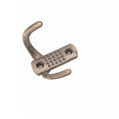 Крючок 212 В АВ (2-х рож.) ст.бронза СТАНДАРТ