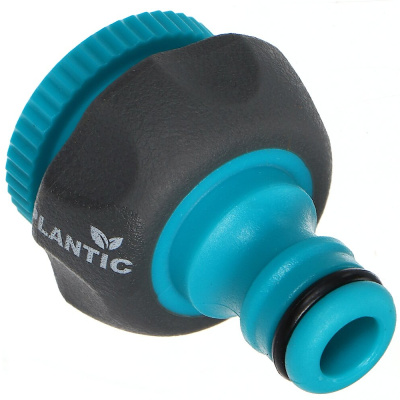 Штуцер для крана 1/2''-3/4'', быстросъемный, внутренняя/наружная, пластик, Plantic, Light, 39374-01