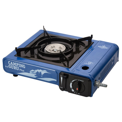 Плита газовая портативная "CAMPING GURU PLUS " TS-233 синий цвет