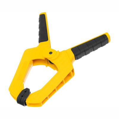 Струбцина клещеобразная, усиленная 50 х 35 мм, двухкомпонентные рукоятки// Denzel