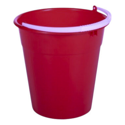 Ведро 12 л евро пищевое (бордовый цвет)