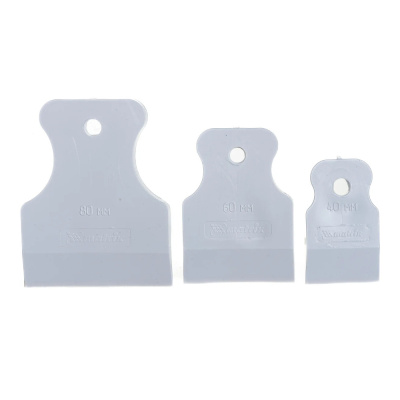 Набор шпателей 40-60-80мм 3шт. белая резина