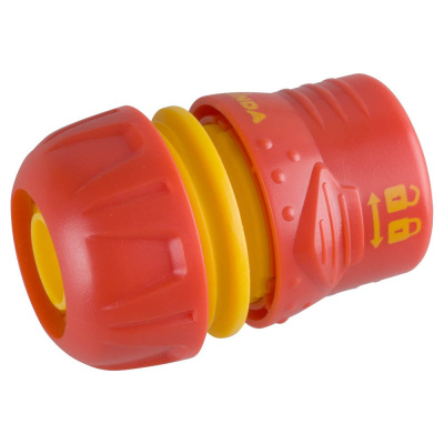 Соединитель GRINDA Premium с запирающимся механизмом, пластмассовый с TPR, 3/4"