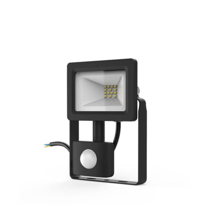 Прожектор светодиодный ДО-10Вт 700l m IP65 6500К с датчиком движения Gauss