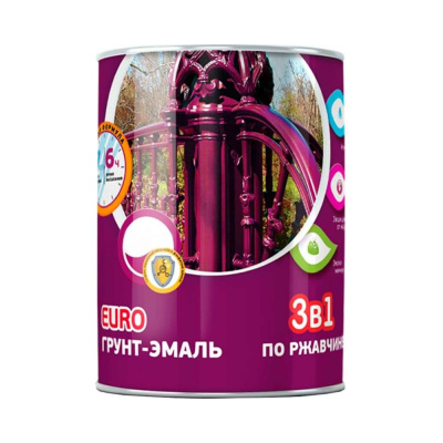 Грунт-эмаль по ржавчине (2кг) серый Olecolor 7004