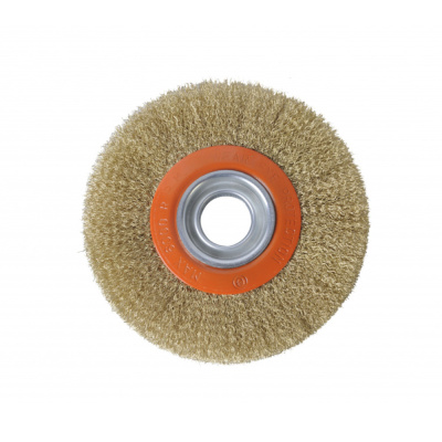 Щетка для точила 175 мм, посадка 32 мм, 5 перех.,, латун. волнист. проволока Sturm! 5241302 