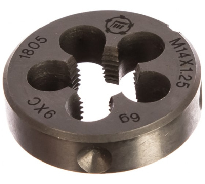 Плашка круглая 14,0*1,25 ГОСТ 9740