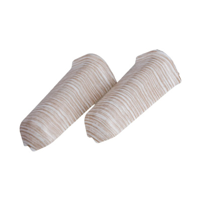 Угол для плинтуса 70мм "Деконика" Ясень бьянко / 255 наружный (комплект)										