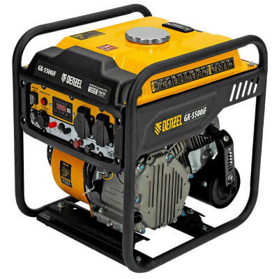 Генератор инверторный GK-5500iF, 5,5 кВт, 230 В, ручной старт// DENZEL
