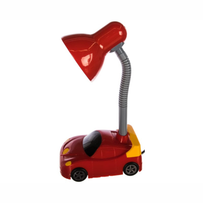 Светильник Camelion KD-383 C04 св-к настольный 40W E27 Машинка красная, металл/пластик, шнур 1,5м