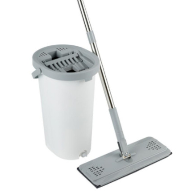 Швабра плоская и ведро с отжимом 7л, арт.H-001