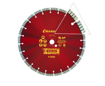 Диск алмазный бетон 350/25.4 Concrete Crunch